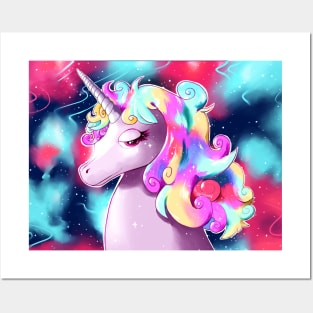 Space Unicorn Posters and Art